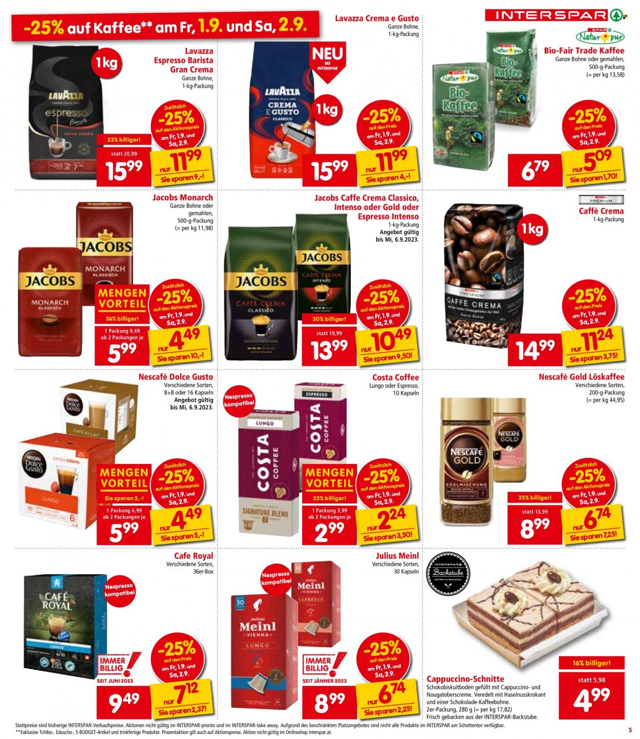 Angebote INTERSPAR - 31.8.2023 - 13.9.2023. Seite 5