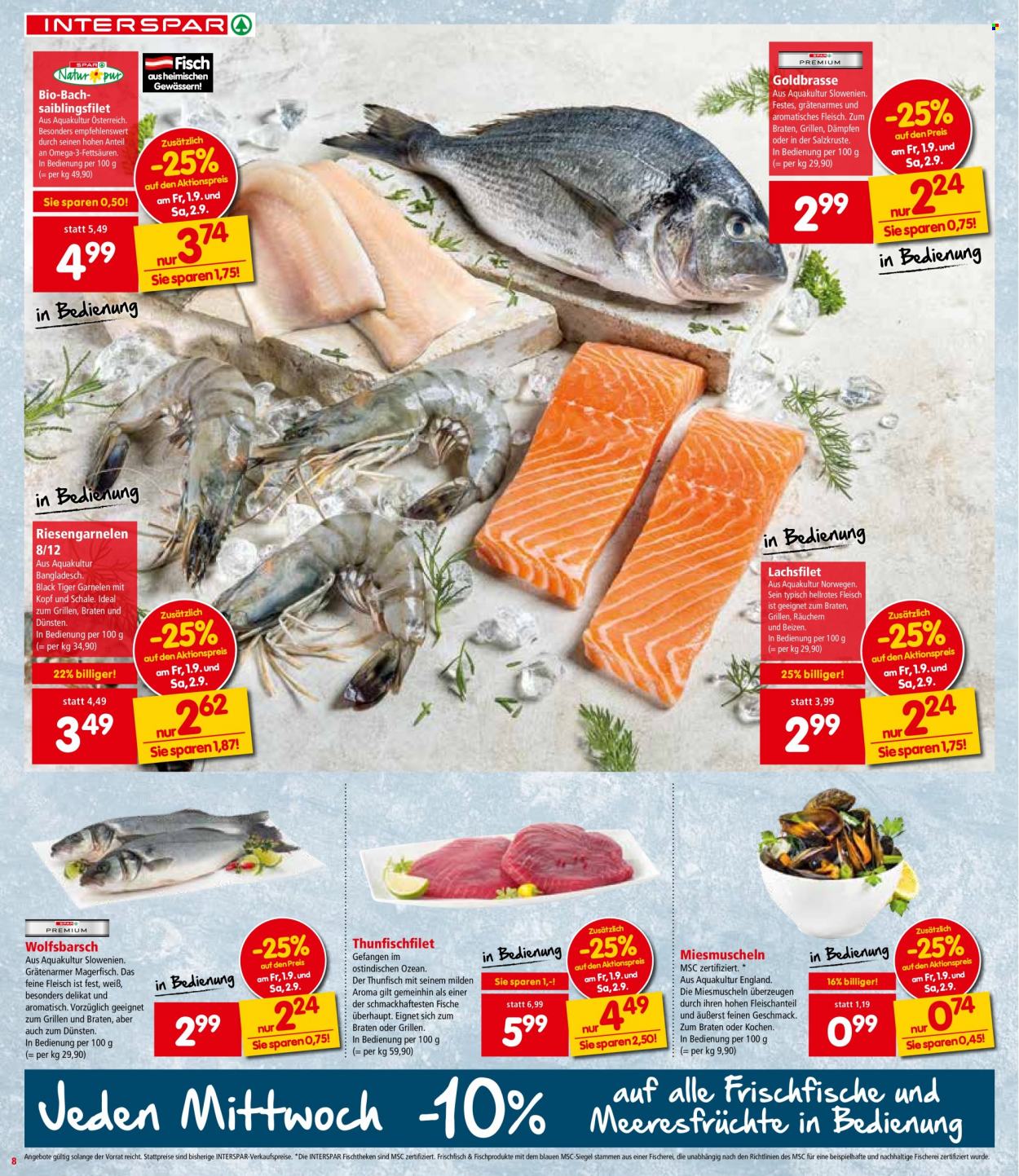 Angebote INTERSPAR - 31.8.2023 - 13.9.2023. Seite 8