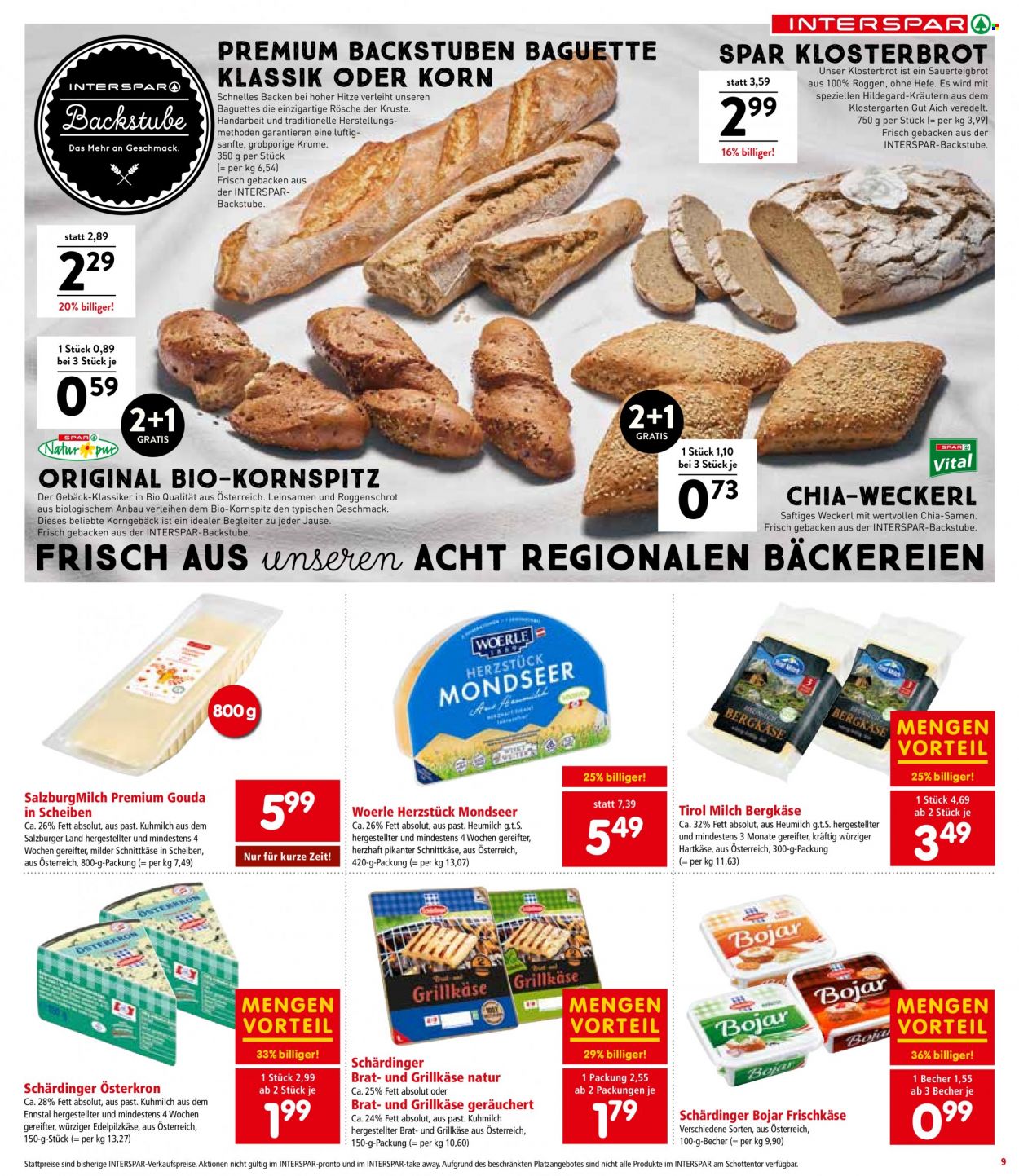 Angebote INTERSPAR - 31.8.2023 - 13.9.2023. Seite 9