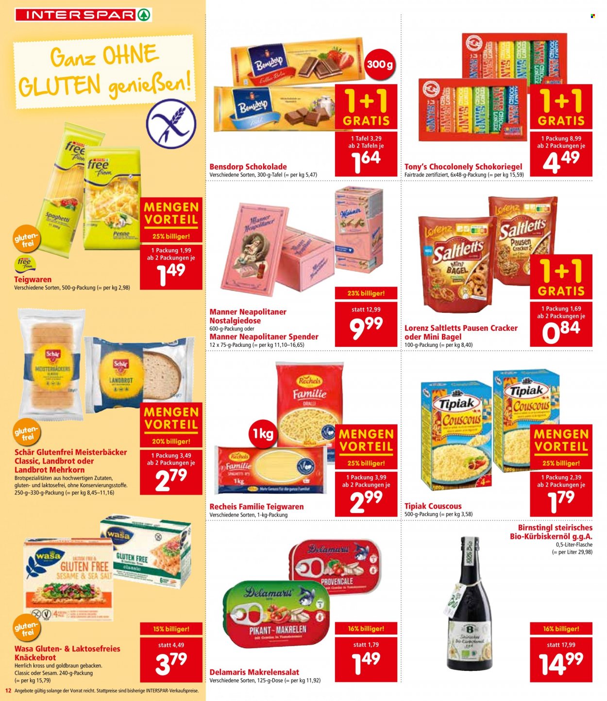 Angebote INTERSPAR - 31.8.2023 - 13.9.2023. Seite 12