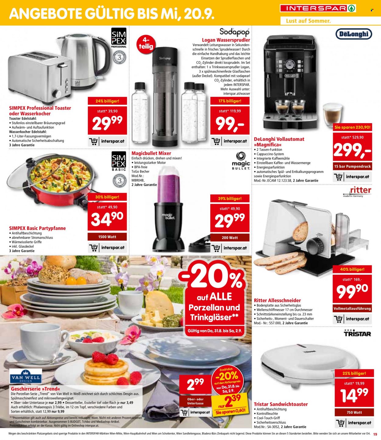 Angebote INTERSPAR - 31.8.2023 - 13.9.2023. Seite 19