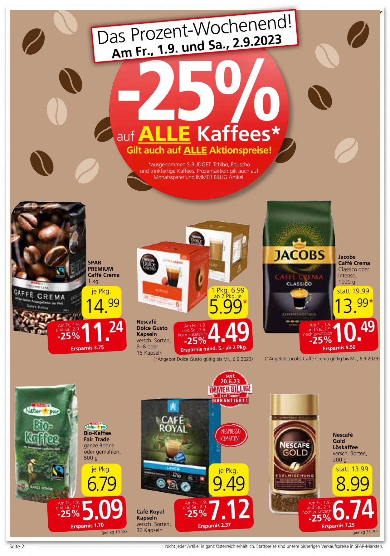 Angebote SPAR - 31.8.2023 - 13.9.2023. Seite 2