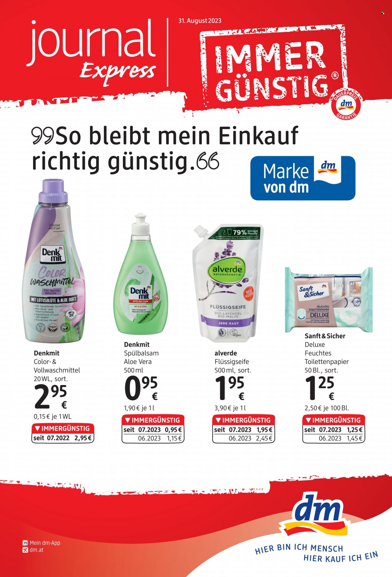Angebote dm drogerie - 4.9.2023 - 8.10.2023. Seite 1