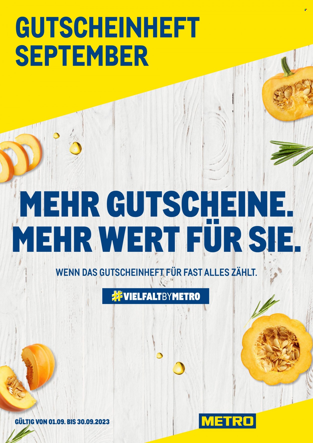 Angebote Metro - 1.9.2023 - 30.9.2023. Seite 1