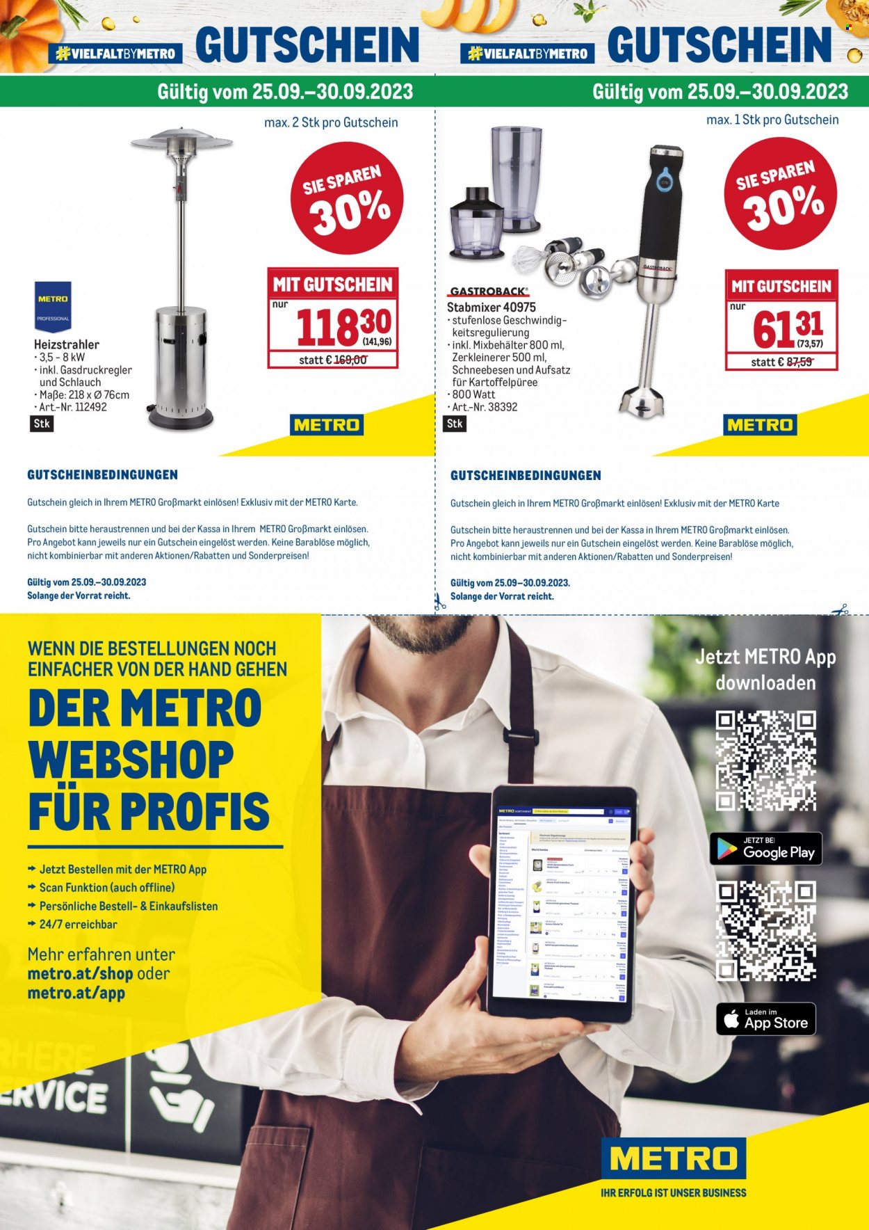 Angebote Metro - 1.9.2023 - 30.9.2023. Seite 19