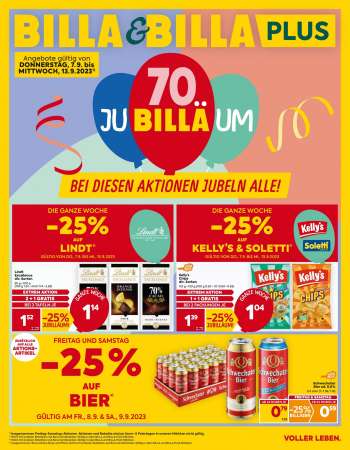 Angebote Billa - 7.9.2023 - 13.9.2023.