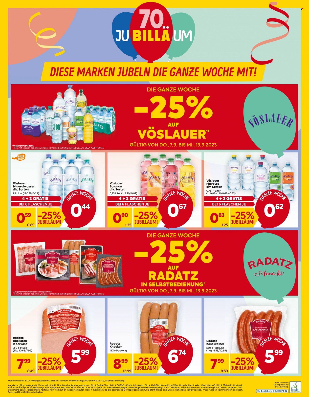 Angebote Billa - 7.9.2023 - 13.9.2023. Seite 16