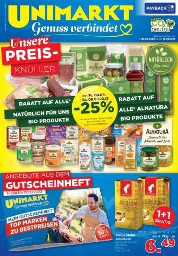 UNIMARKT Flugblatt
