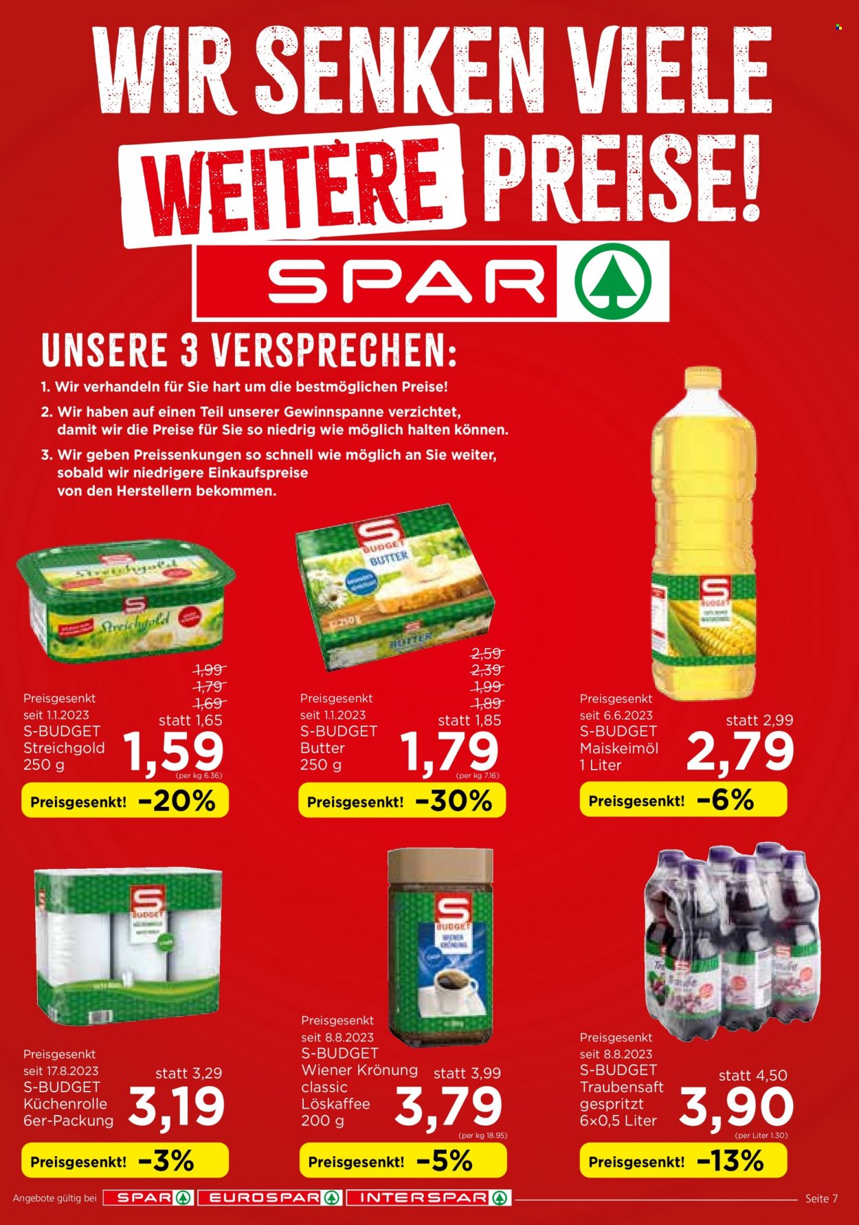 Angebote SPAR - 7.9.2023 - 13.9.2023. Seite 7
