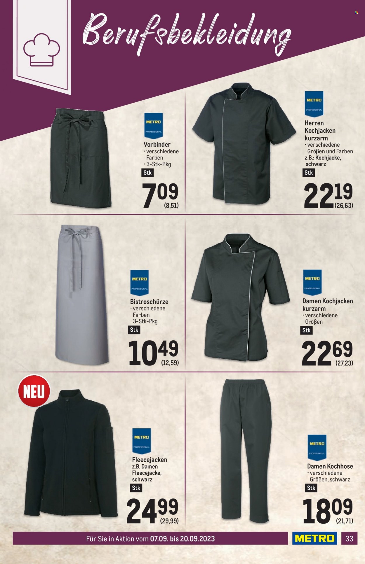 Angebote Metro - 7.9.2023 - 20.9.2023. Seite 33