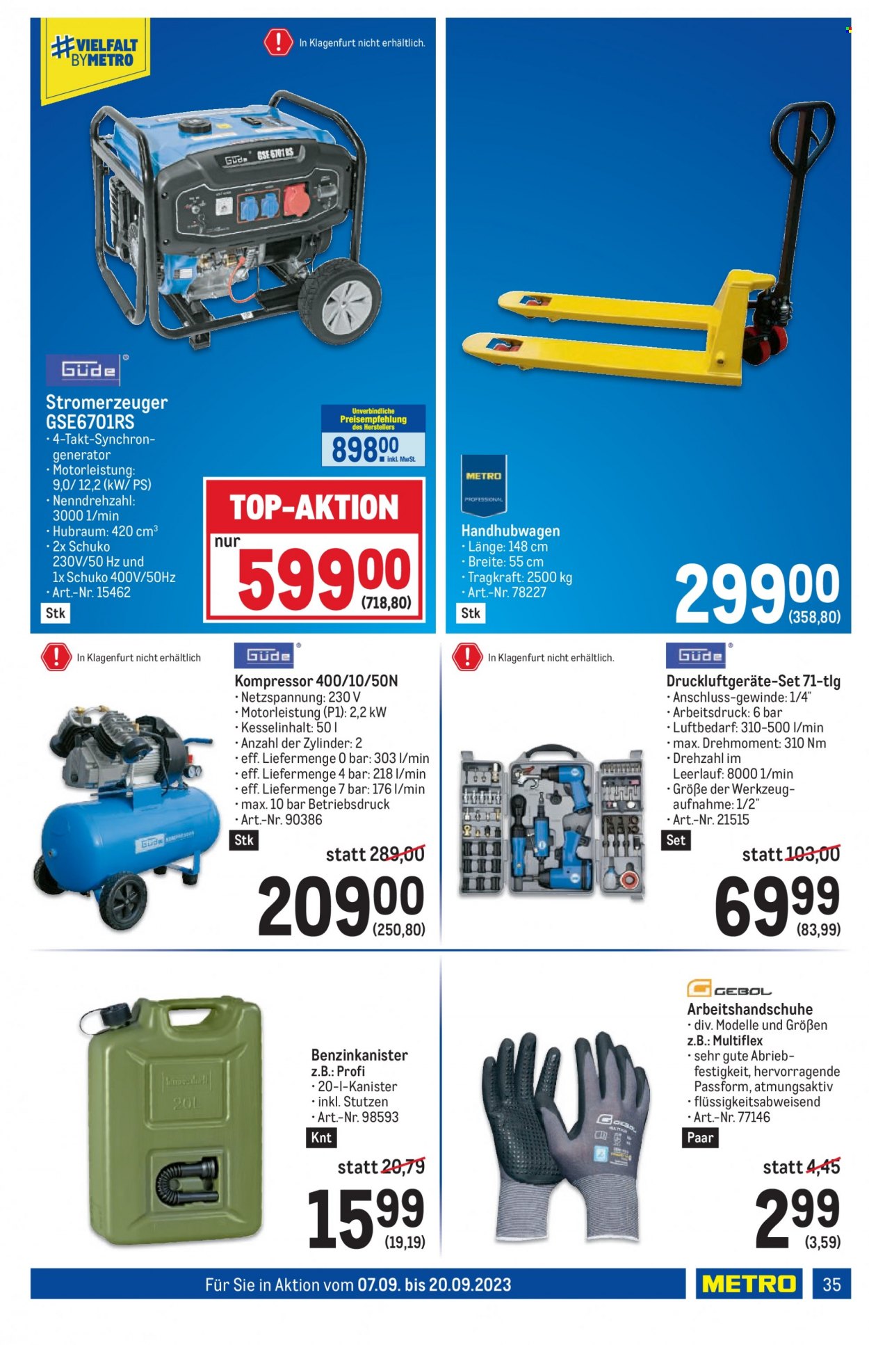 Angebote Metro - 7.9.2023 - 20.9.2023. Seite 35