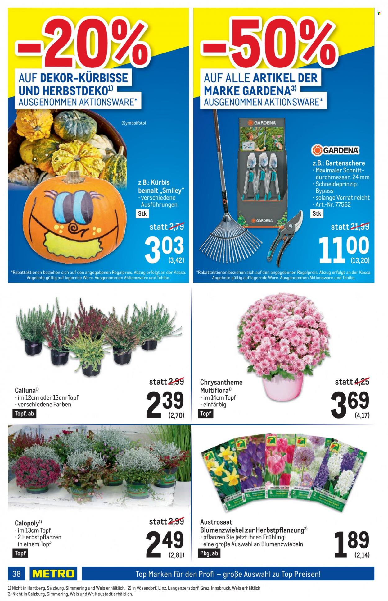 Angebote Metro - 7.9.2023 - 20.9.2023. Seite 38