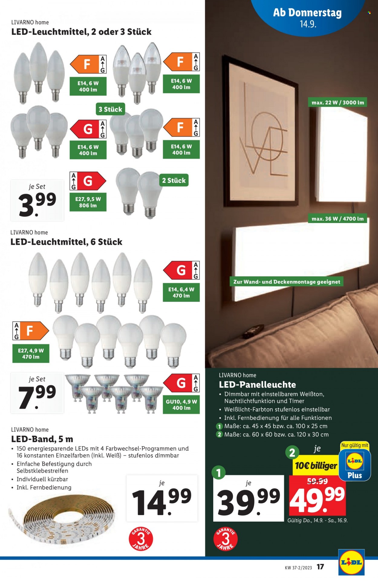 Angebote Lidl - 14.9.2023 - 16.9.2023. Seite 17