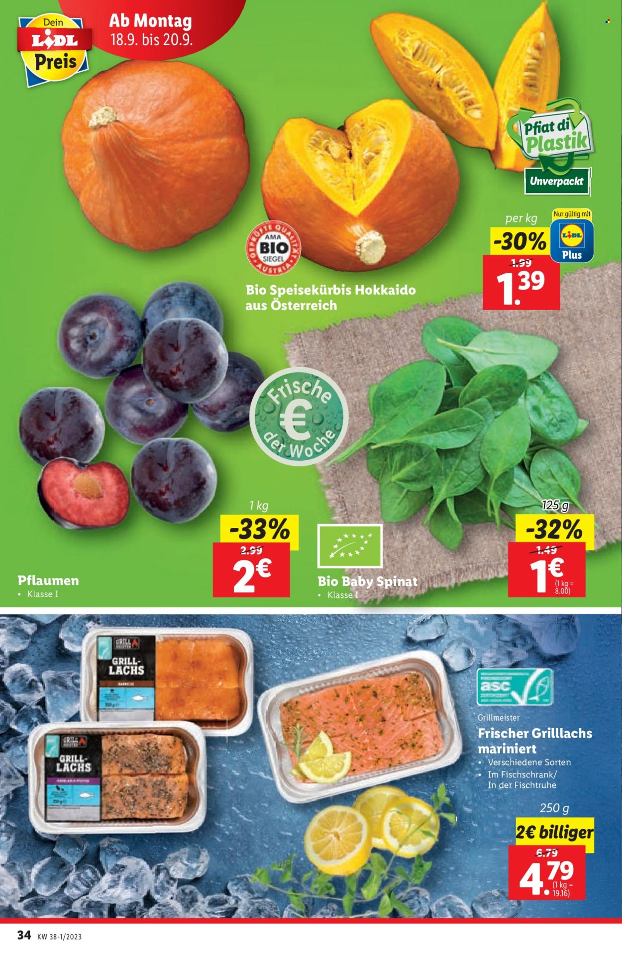 Angebote Lidl - 14.9.2023 - 16.9.2023. Seite 34