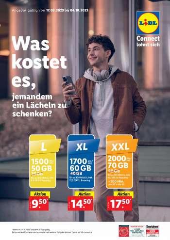 Angebote Lidl - 17.8.2023 - 4.10.2023.