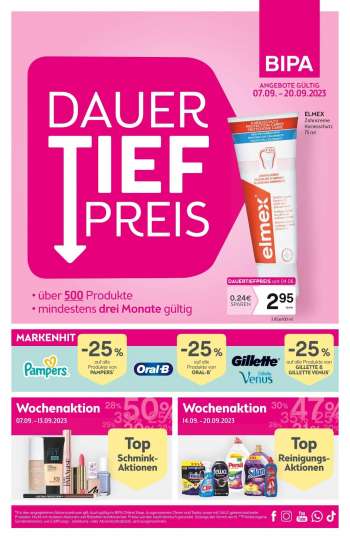 Angebote Bipa - 7.9.2023 - 20.9.2023.