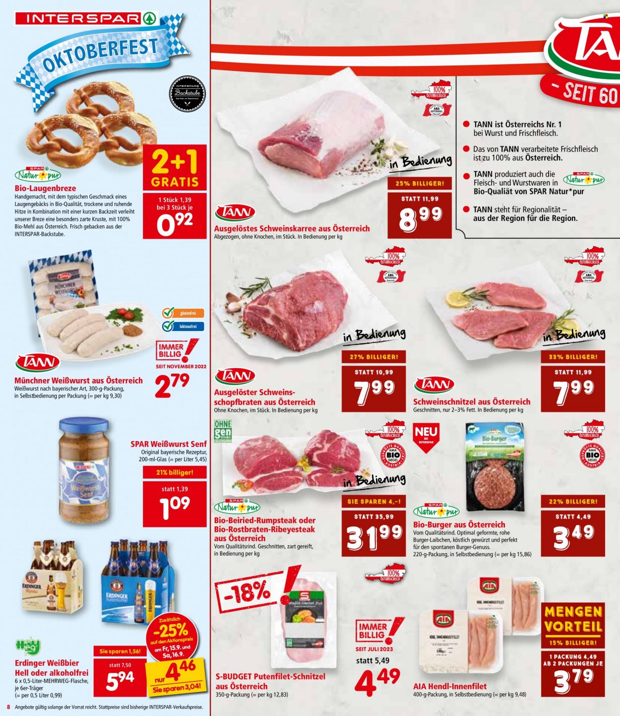 Angebote INTERSPAR - 14.9.2023 - 27.9.2023. Seite 8