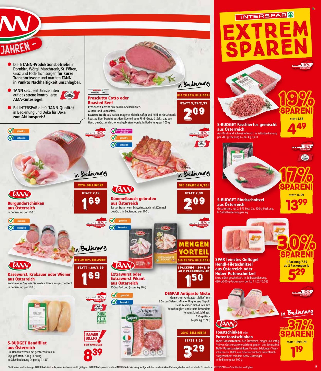 Angebote INTERSPAR - 14.9.2023 - 27.9.2023. Seite 9