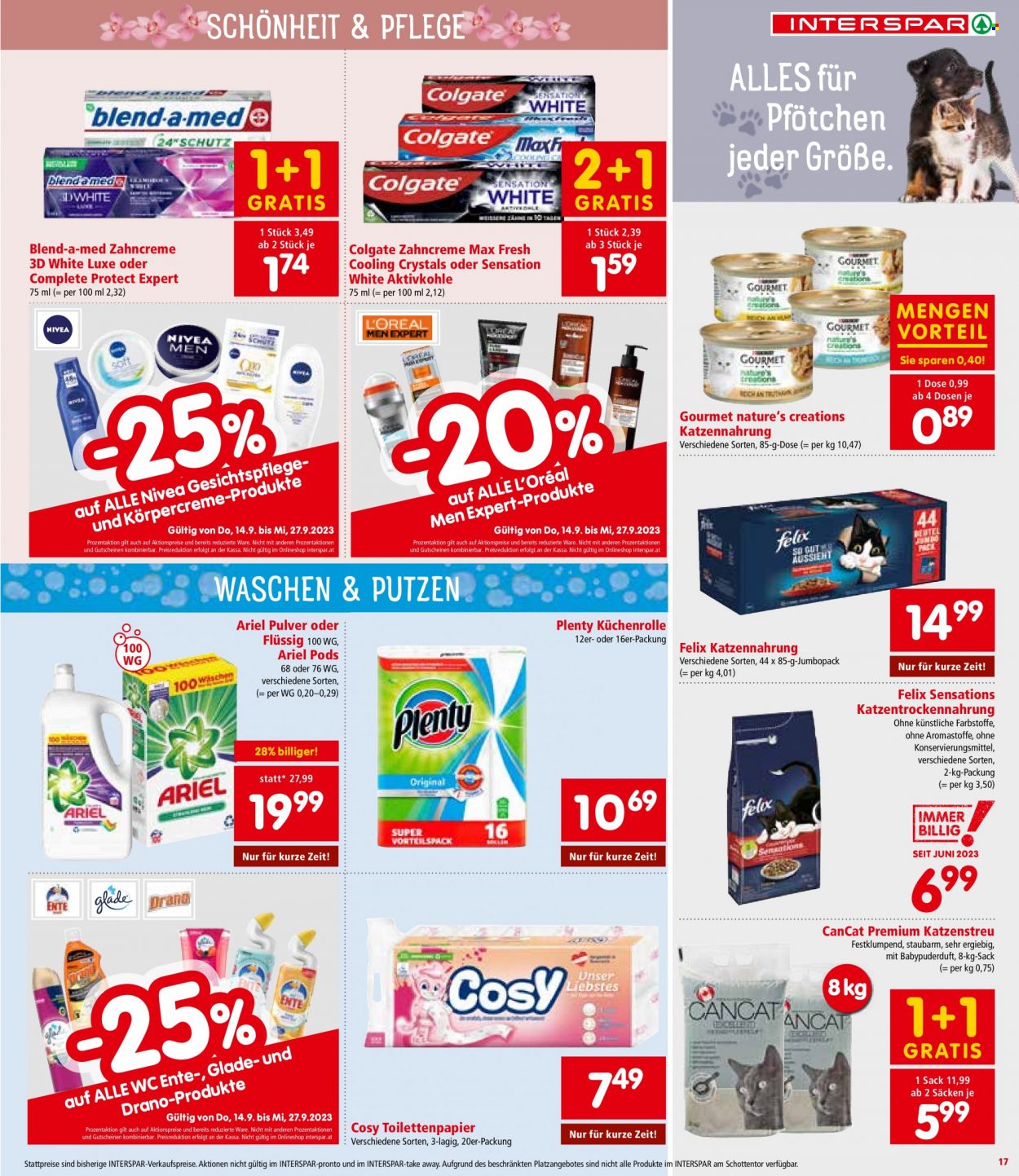Angebote INTERSPAR - 14.9.2023 - 27.9.2023. Seite 17