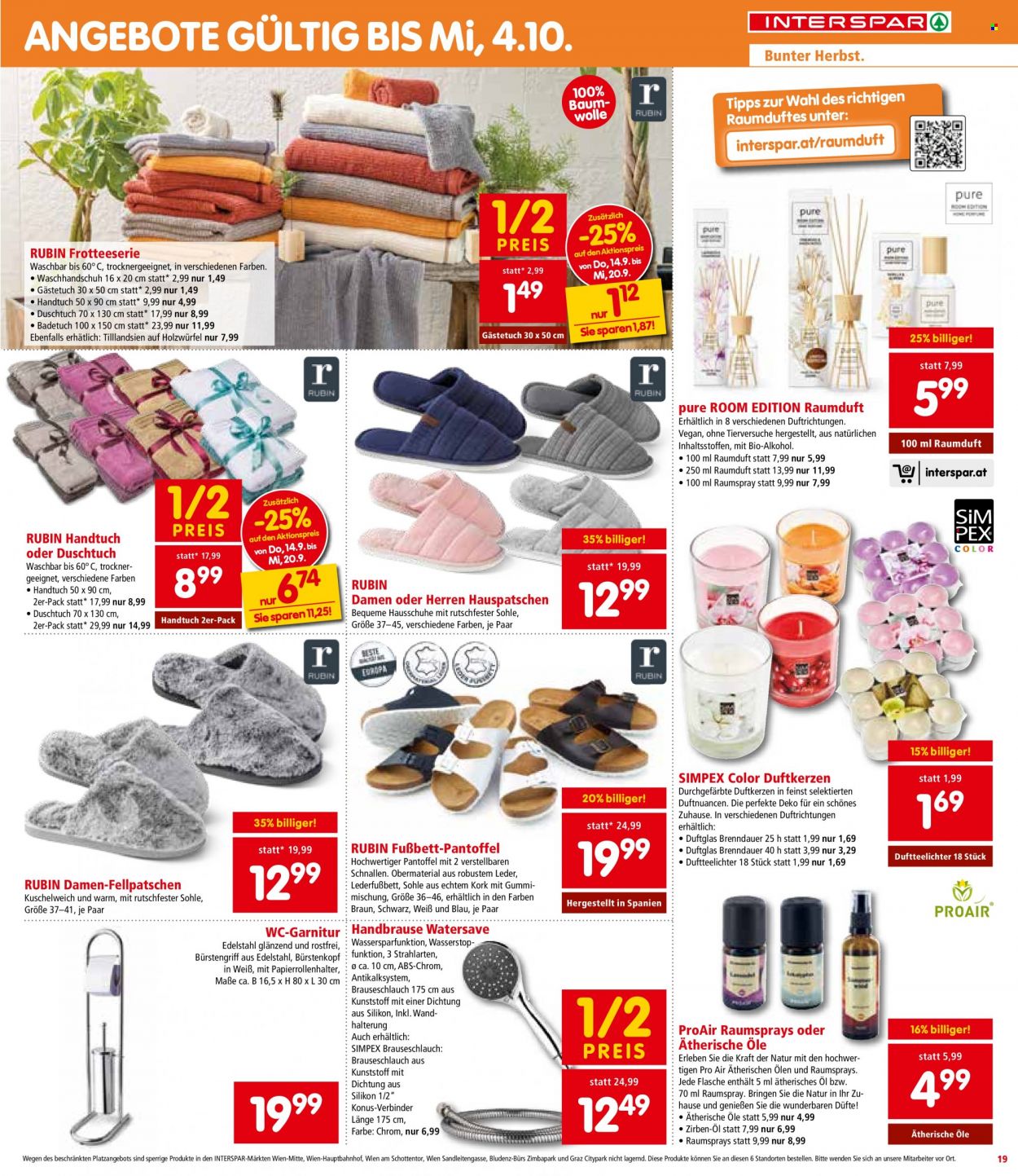 Angebote INTERSPAR - 14.9.2023 - 27.9.2023. Seite 19