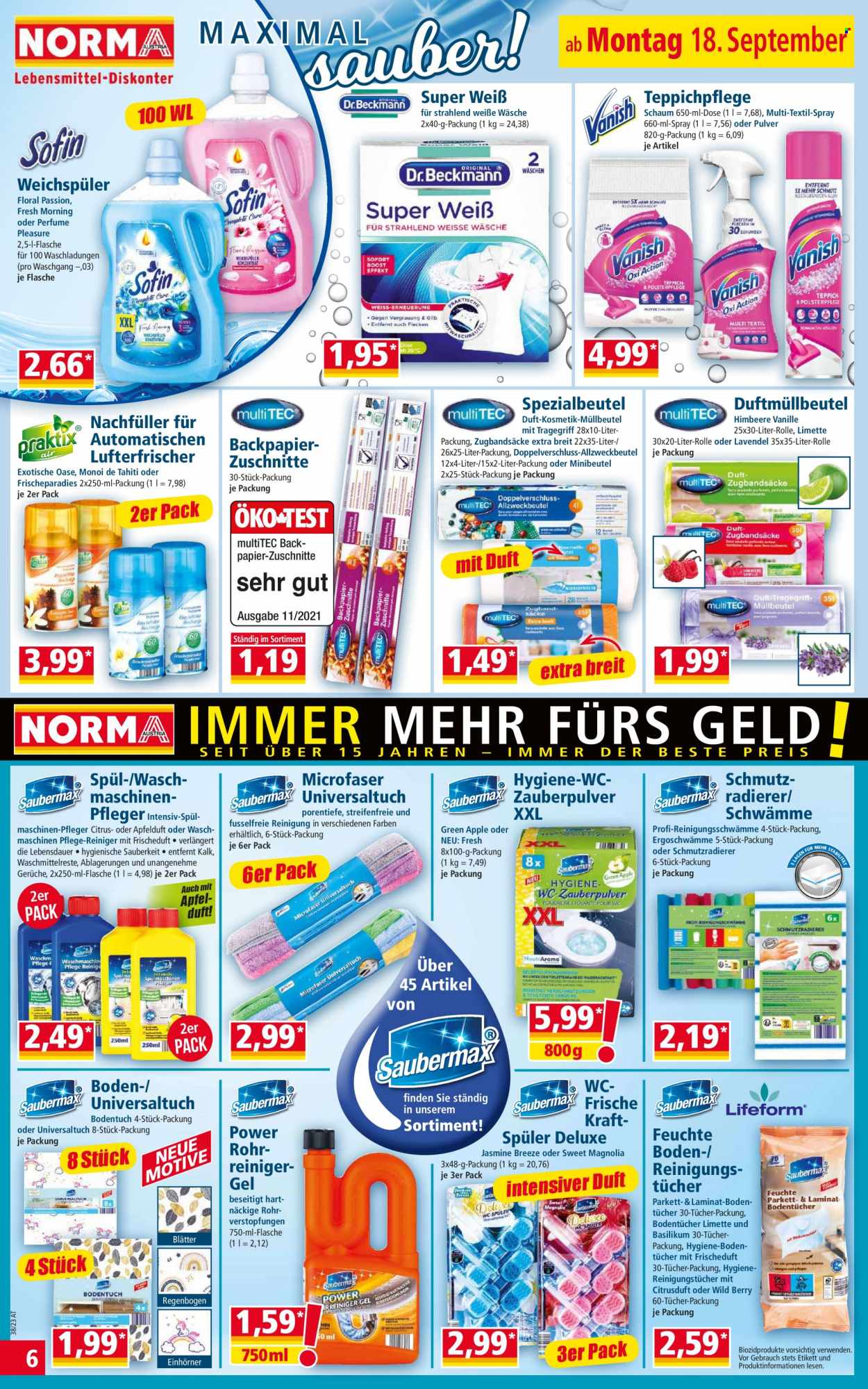 Angebote Norma - 18.9.2023 - 22.9.2023. Seite 6