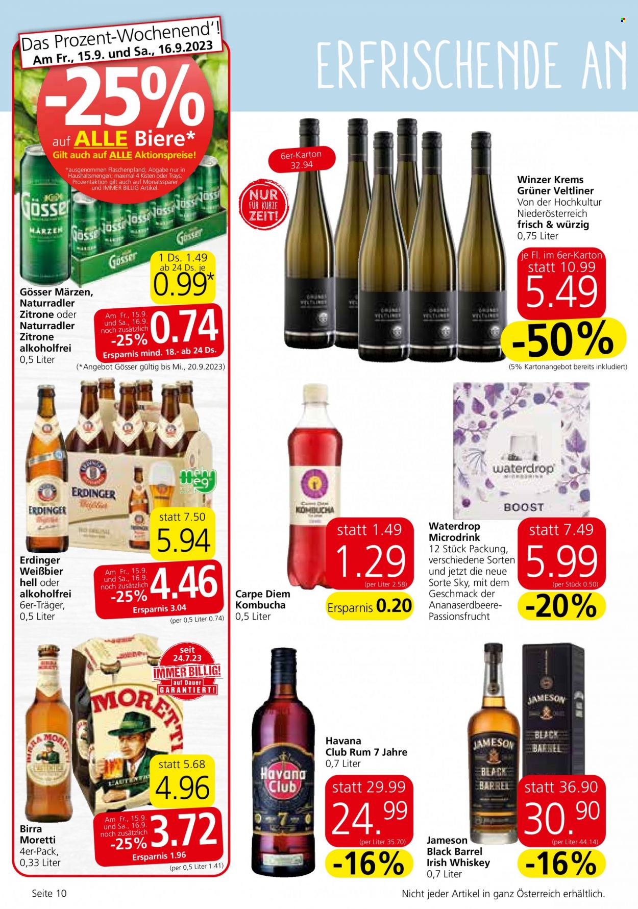 Angebote EUROSPAR - 14.9.2023 - 27.9.2023. Seite 10