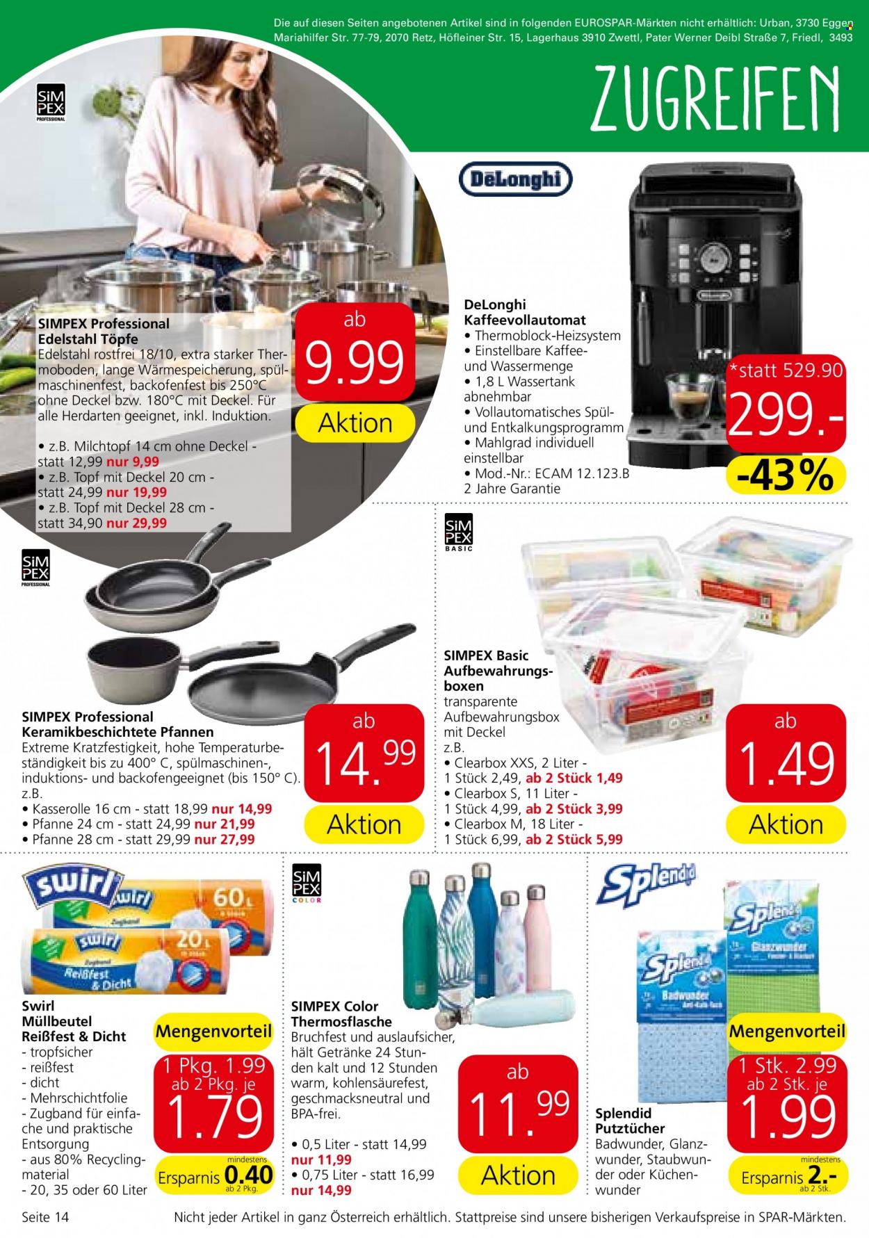 Angebote EUROSPAR - 14.9.2023 - 27.9.2023. Seite 14