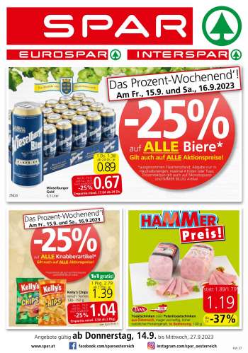 Leták SPAR - 14.9.2023 - 27.9.2023.