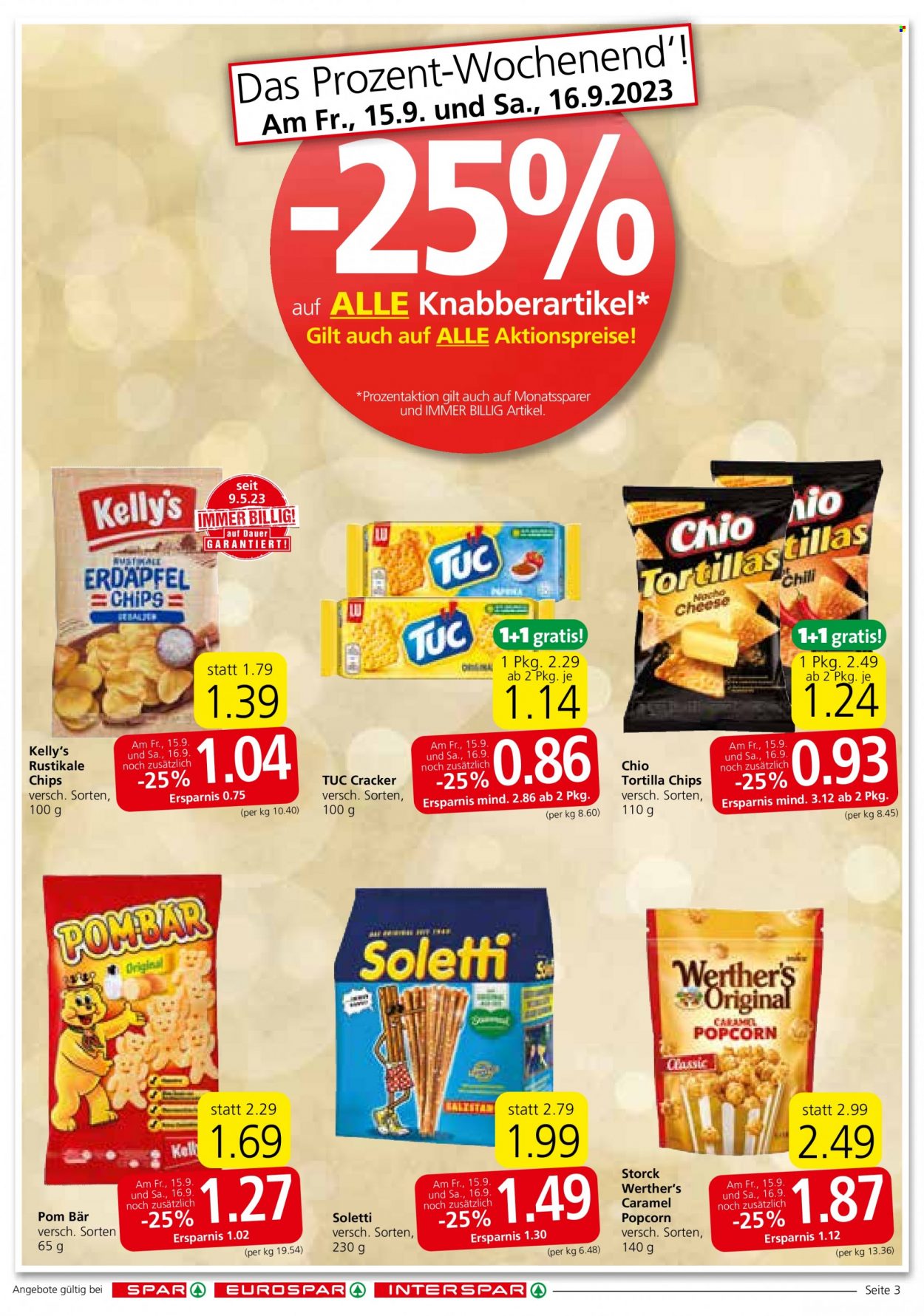 Angebote SPAR - 14.9.2023 - 27.9.2023. Seite 3