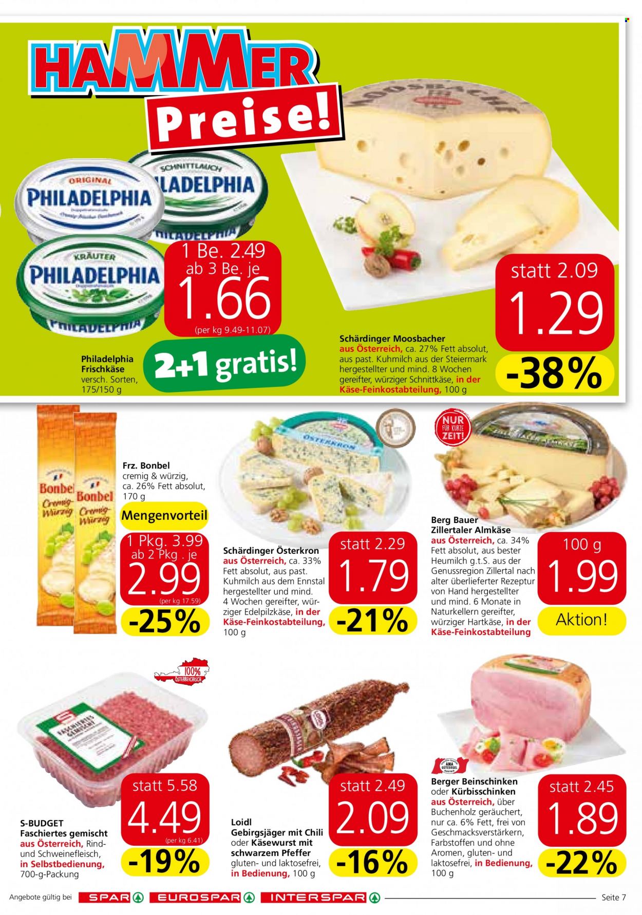 Angebote SPAR - 14.9.2023 - 27.9.2023. Seite 7