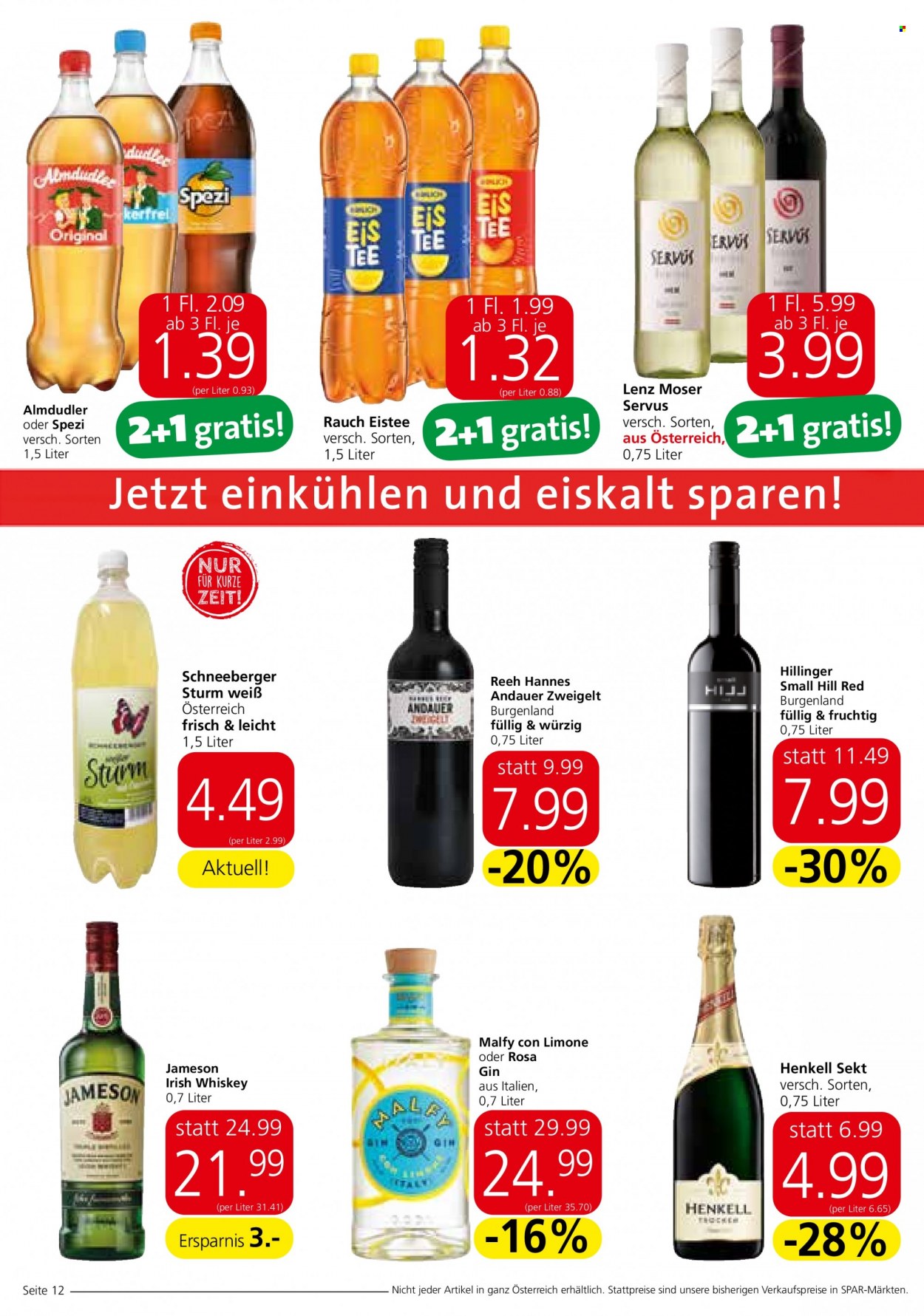 Angebote SPAR - 14.9.2023 - 27.9.2023. Seite 12