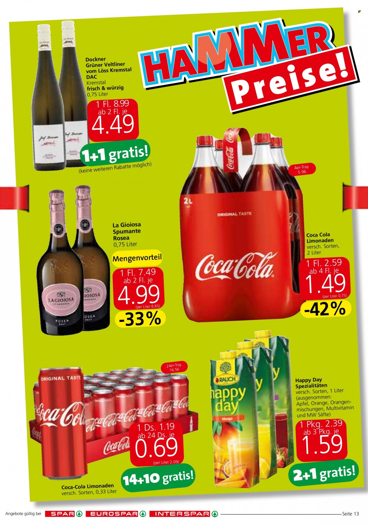 Angebote SPAR - 14.9.2023 - 27.9.2023. Seite 13