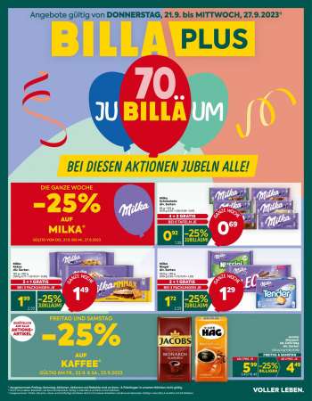 Angebote Billa Plus - 21.9.2023 - 27.9.2023.