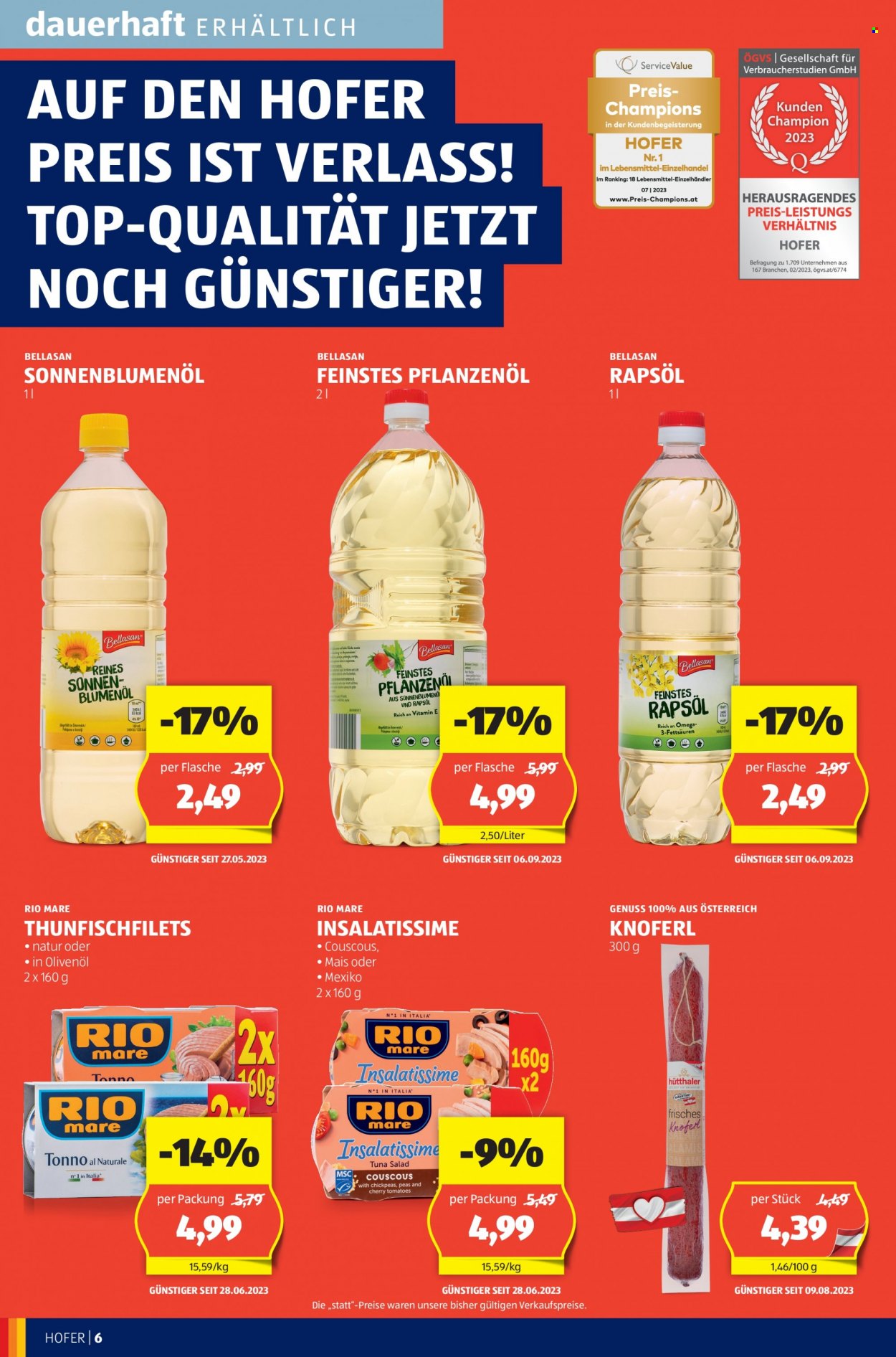 Angebote Hofer - 22.9.2023 - 28.9.2023. Seite 6