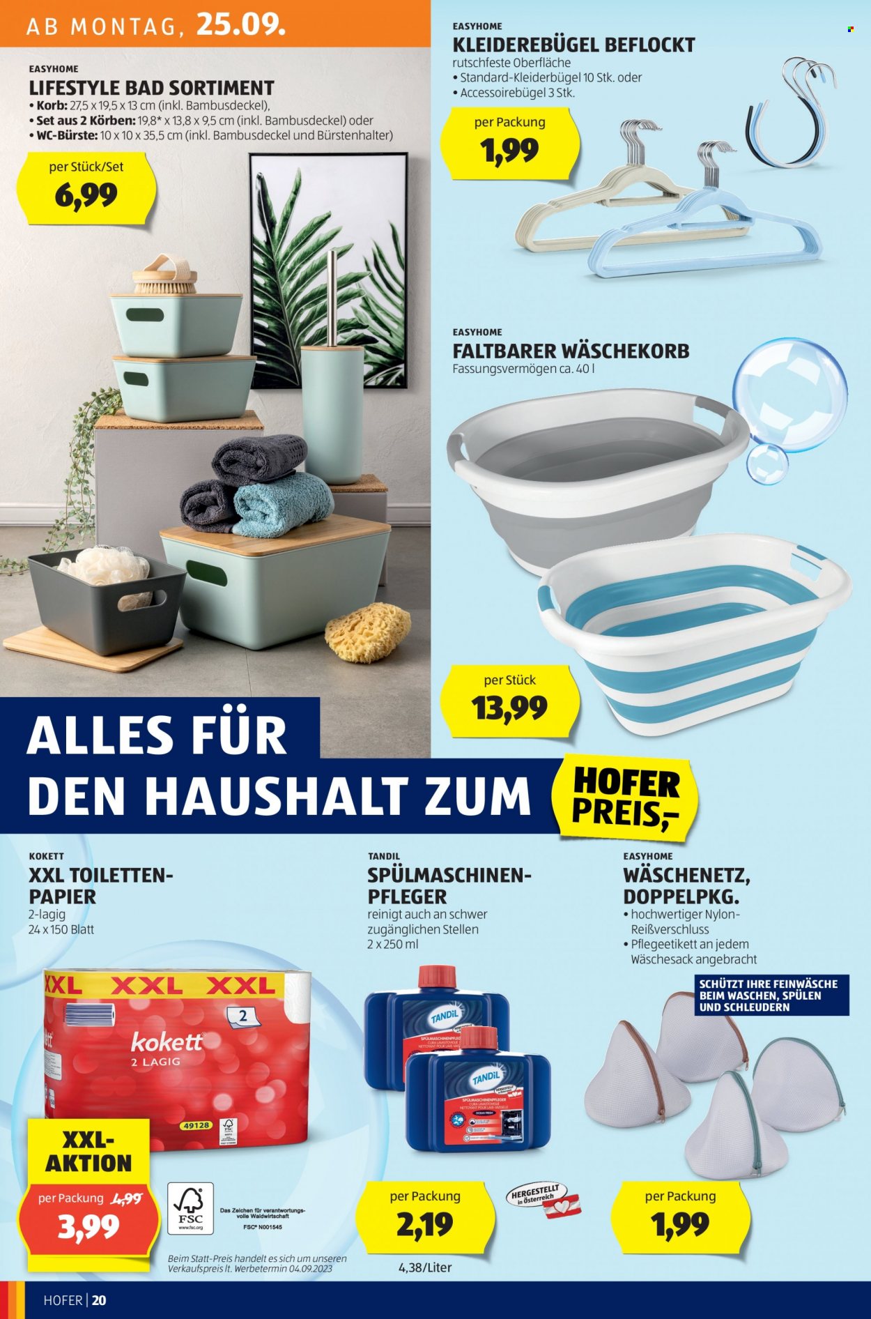 Angebote Hofer - 22.9.2023 - 28.9.2023. Seite 22