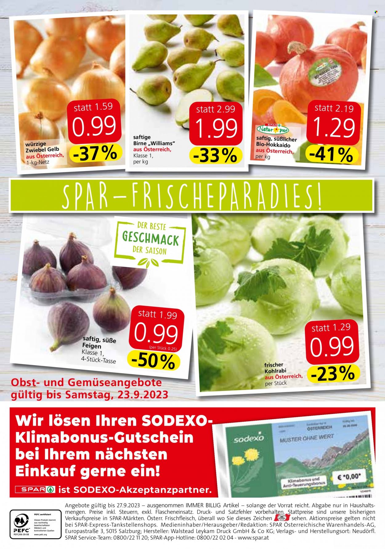 Angebote SPAR - 21.9.2023 - 27.9.2023. Seite 16