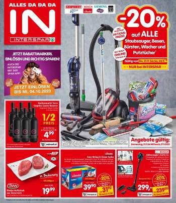 Angebote INTERSPAR - 21.9.2023 - 27.9.2023.