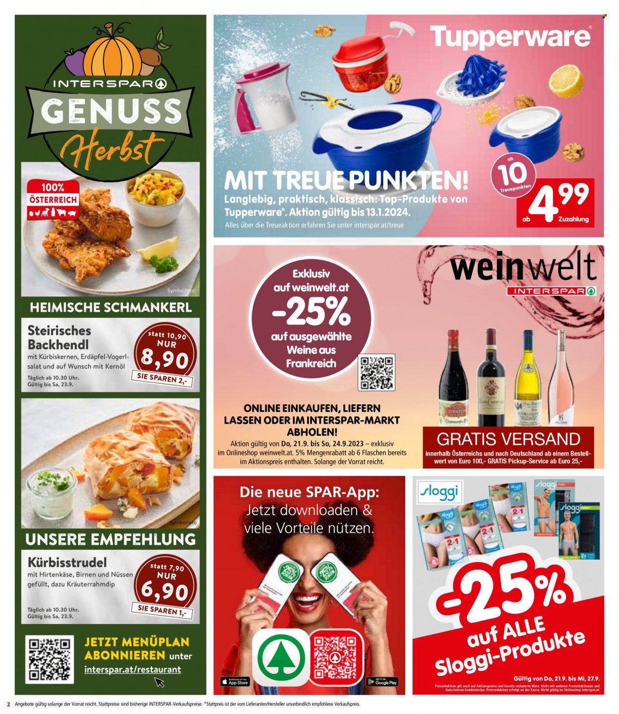 Angebote INTERSPAR - 21.9.2023 - 27.9.2023. Seite 2
