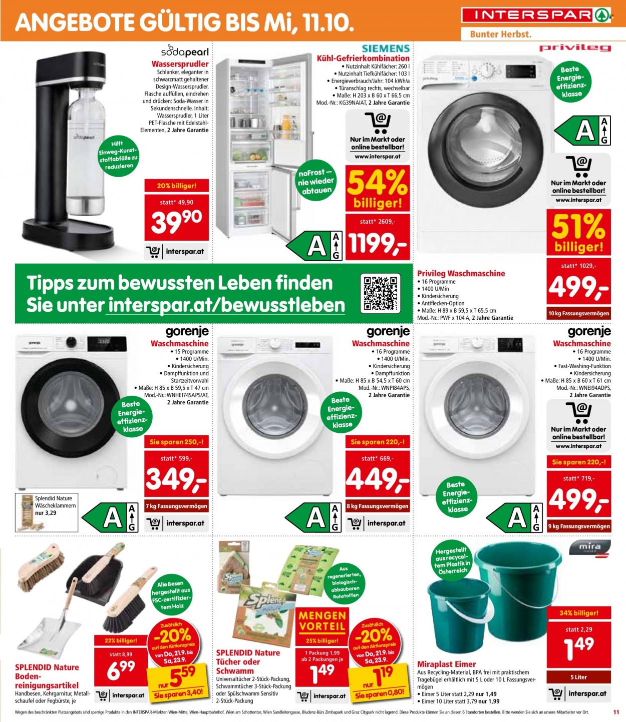 Angebote INTERSPAR - 21.9.2023 - 27.9.2023. Seite 11