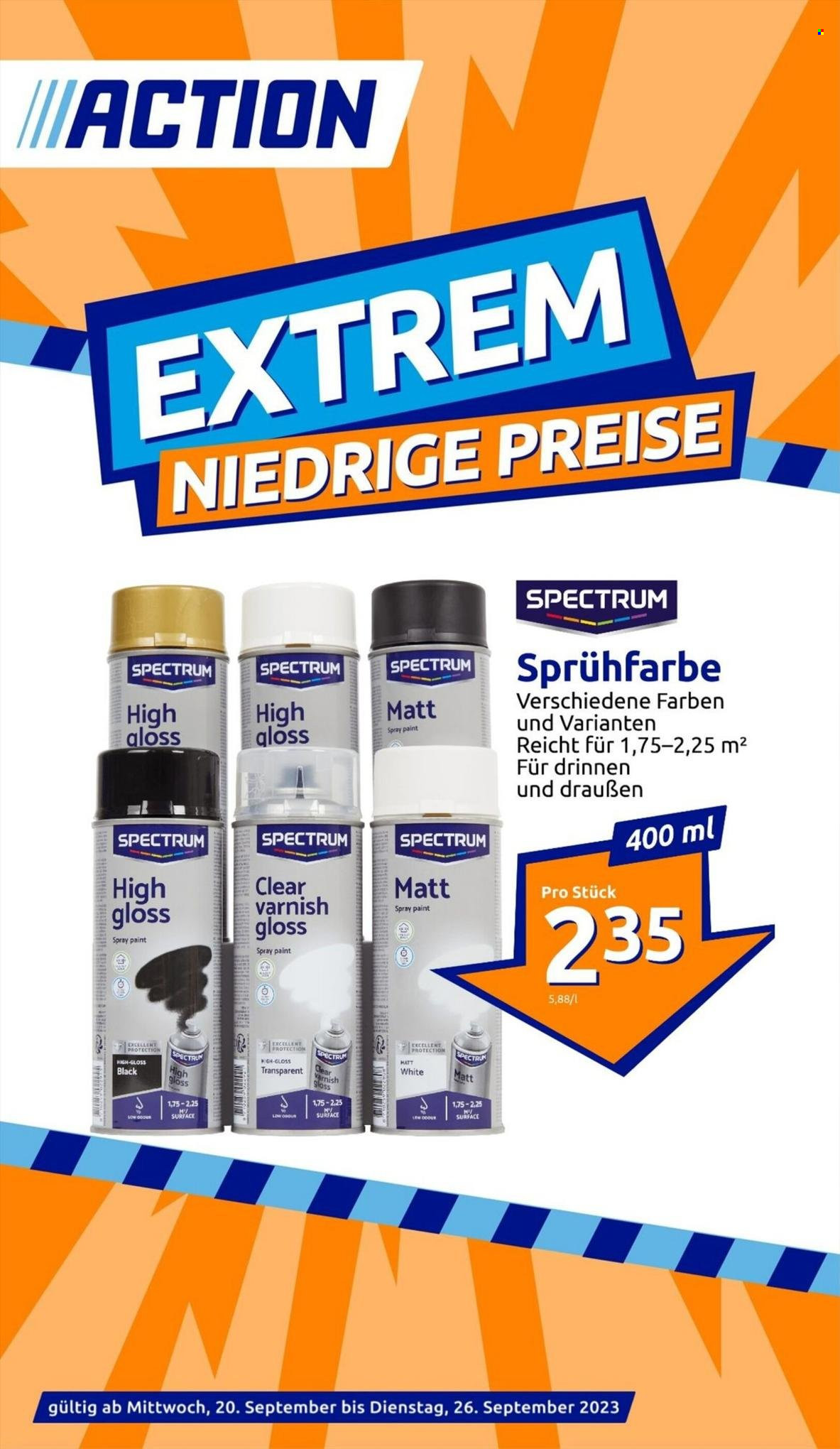 Angebote Action - 20.9.2023 - 26.9.2023. Seite 1
