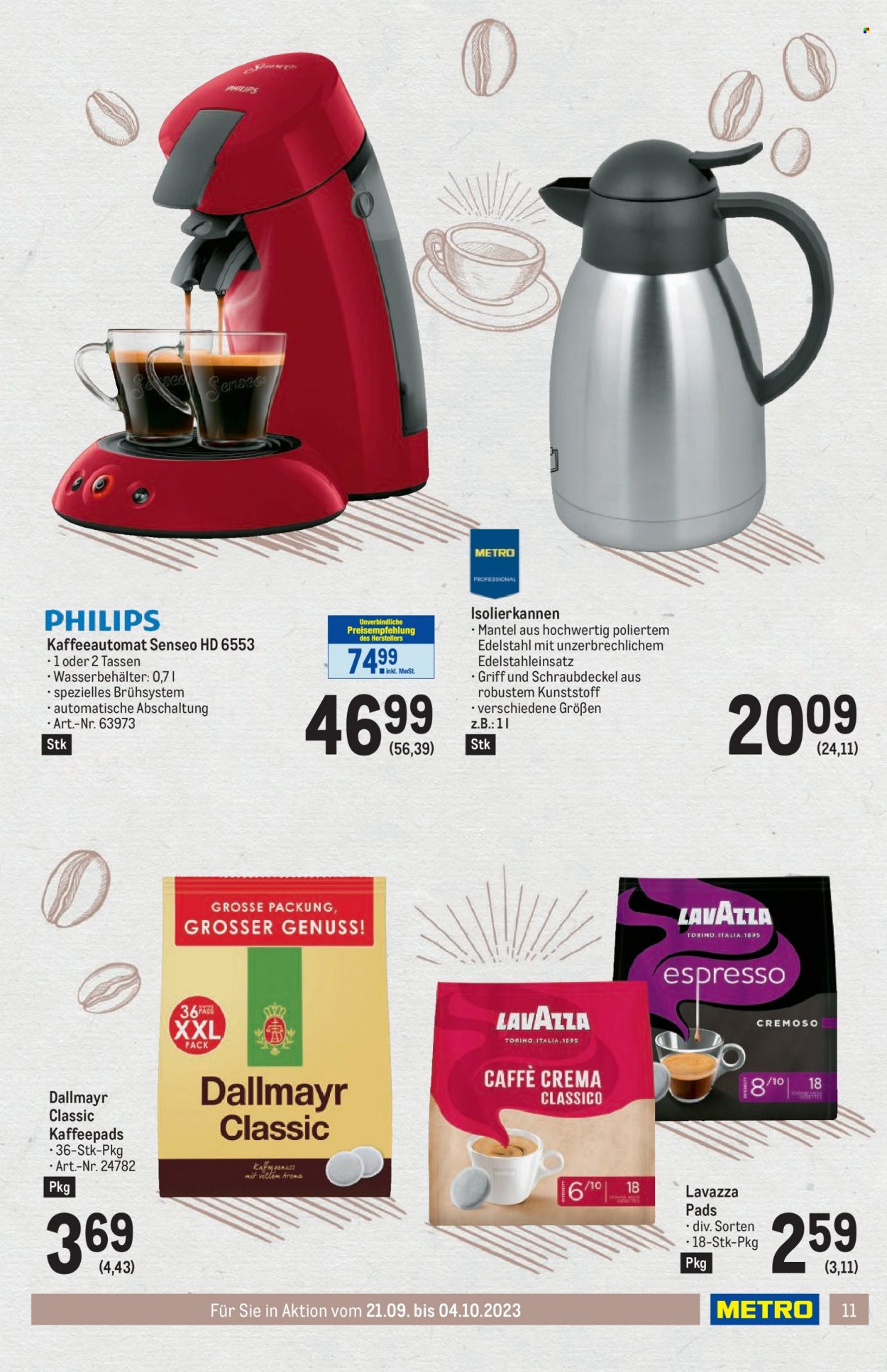 Angebote Metro - 21.9.2023 - 4.10.2023. Seite 11
