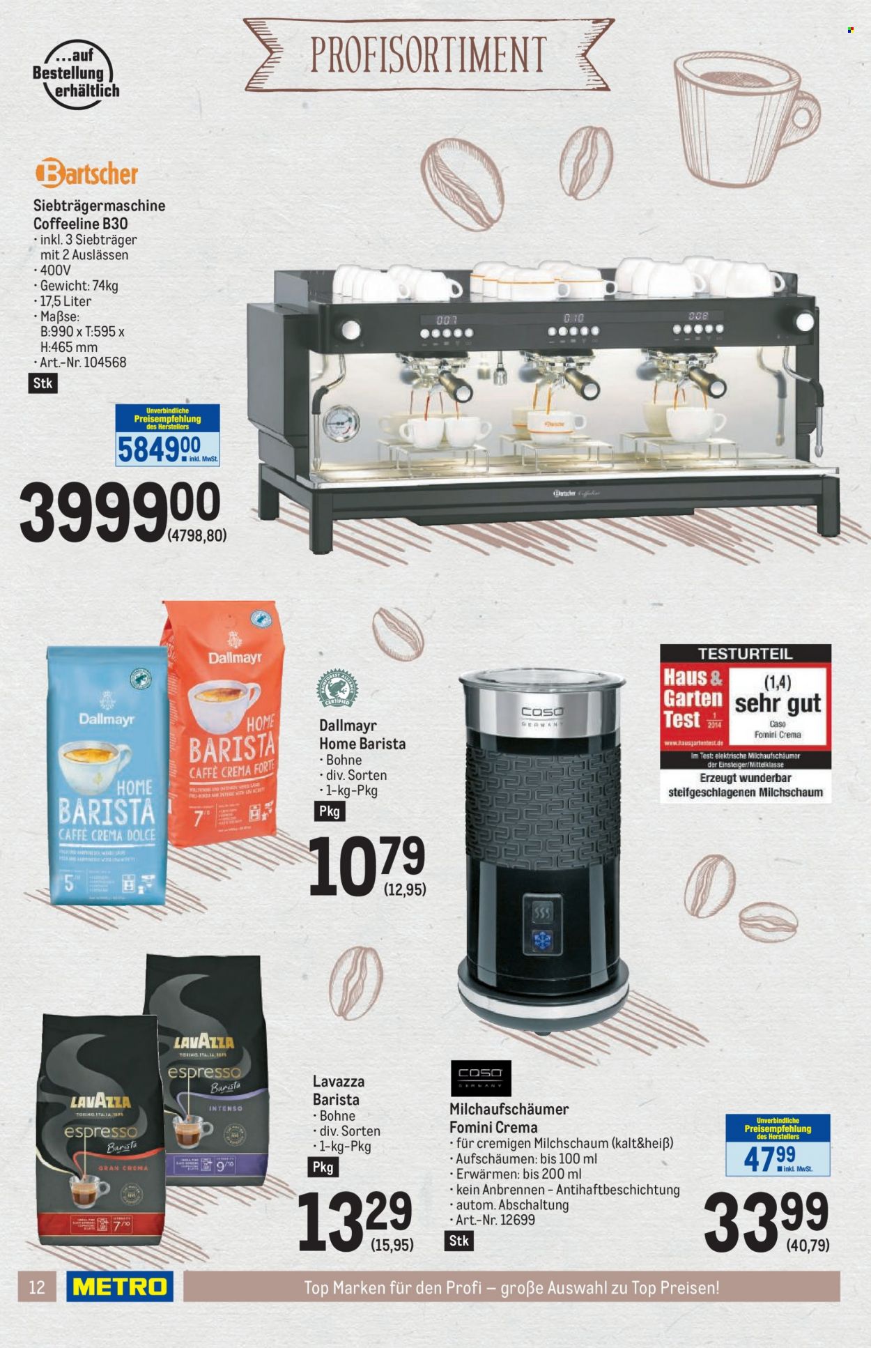 Angebote Metro - 21.9.2023 - 4.10.2023. Seite 12