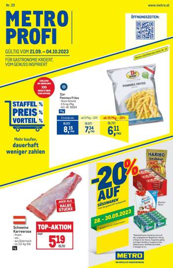 Angebote Metro - 21.9.2023 - 4.10.2023.