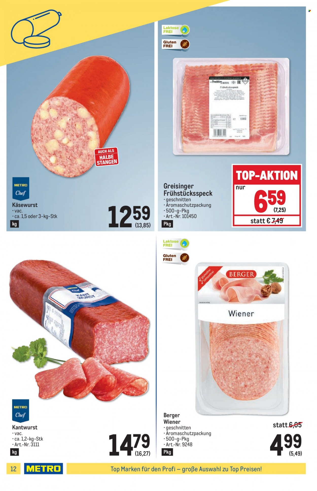 Angebote Metro - 21.9.2023 - 4.10.2023. Seite 12