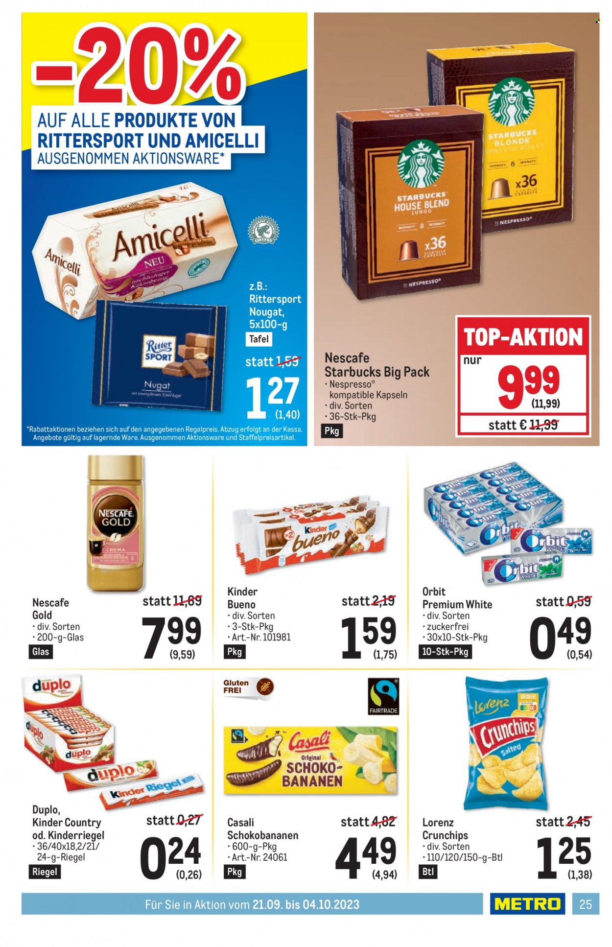 Angebote Metro - 21.9.2023 - 4.10.2023. Seite 25