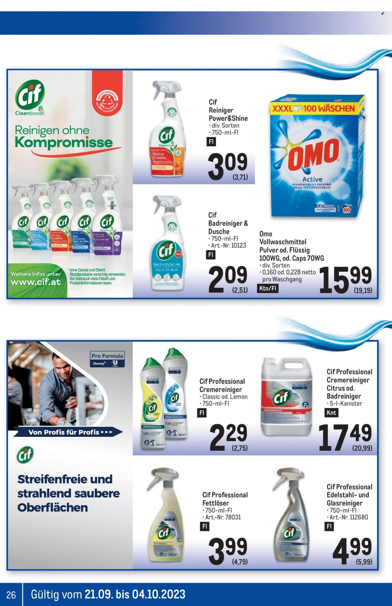 Angebote Metro - 21.9.2023 - 4.10.2023. Seite 26