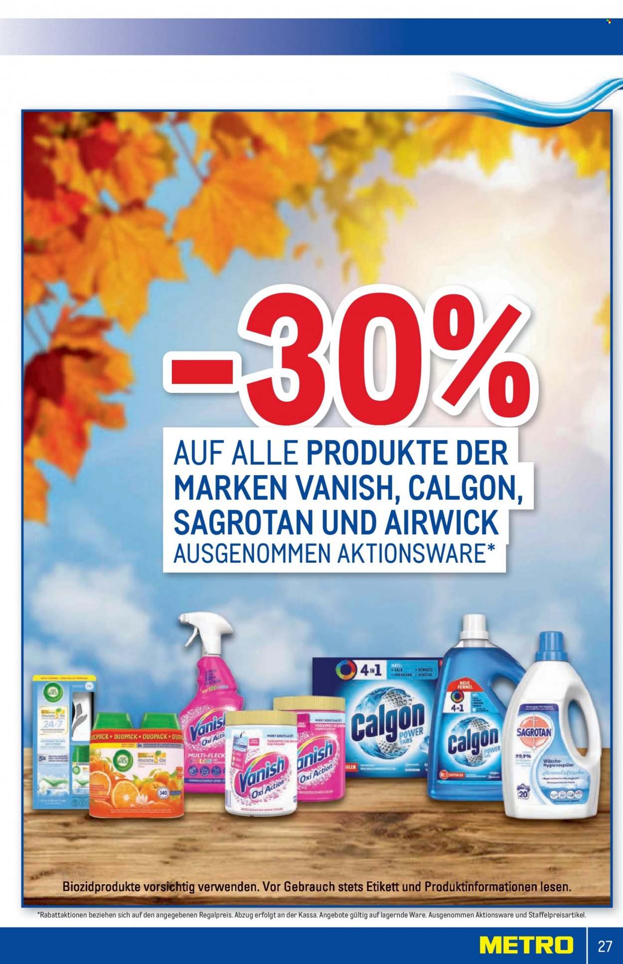 Angebote Metro - 21.9.2023 - 4.10.2023. Seite 27