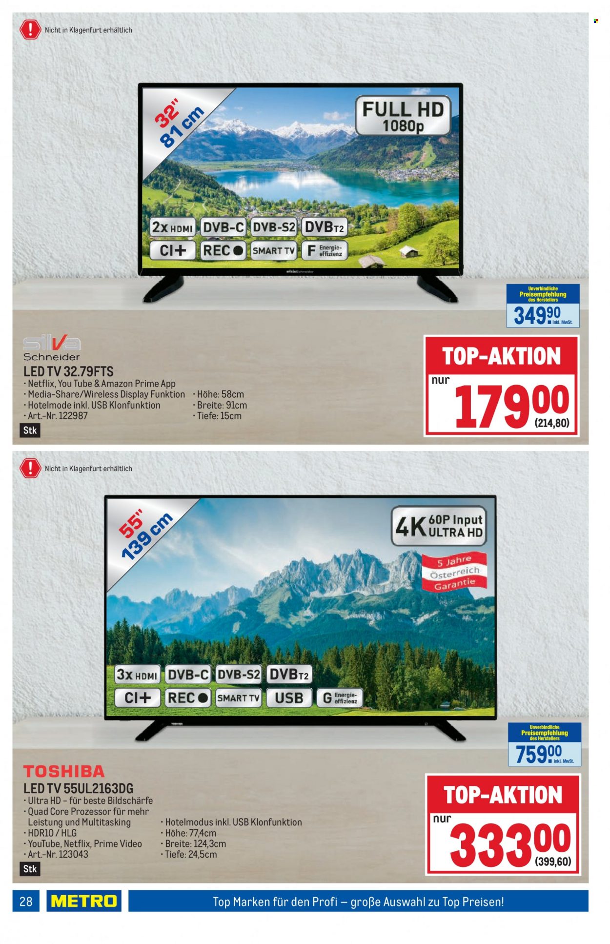 Angebote Metro - 21.9.2023 - 4.10.2023. Seite 28