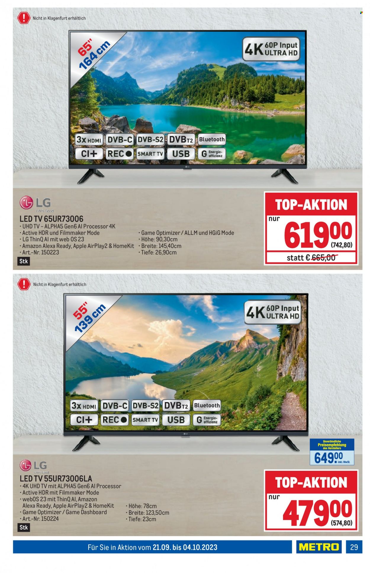 Angebote Metro - 21.9.2023 - 4.10.2023. Seite 29