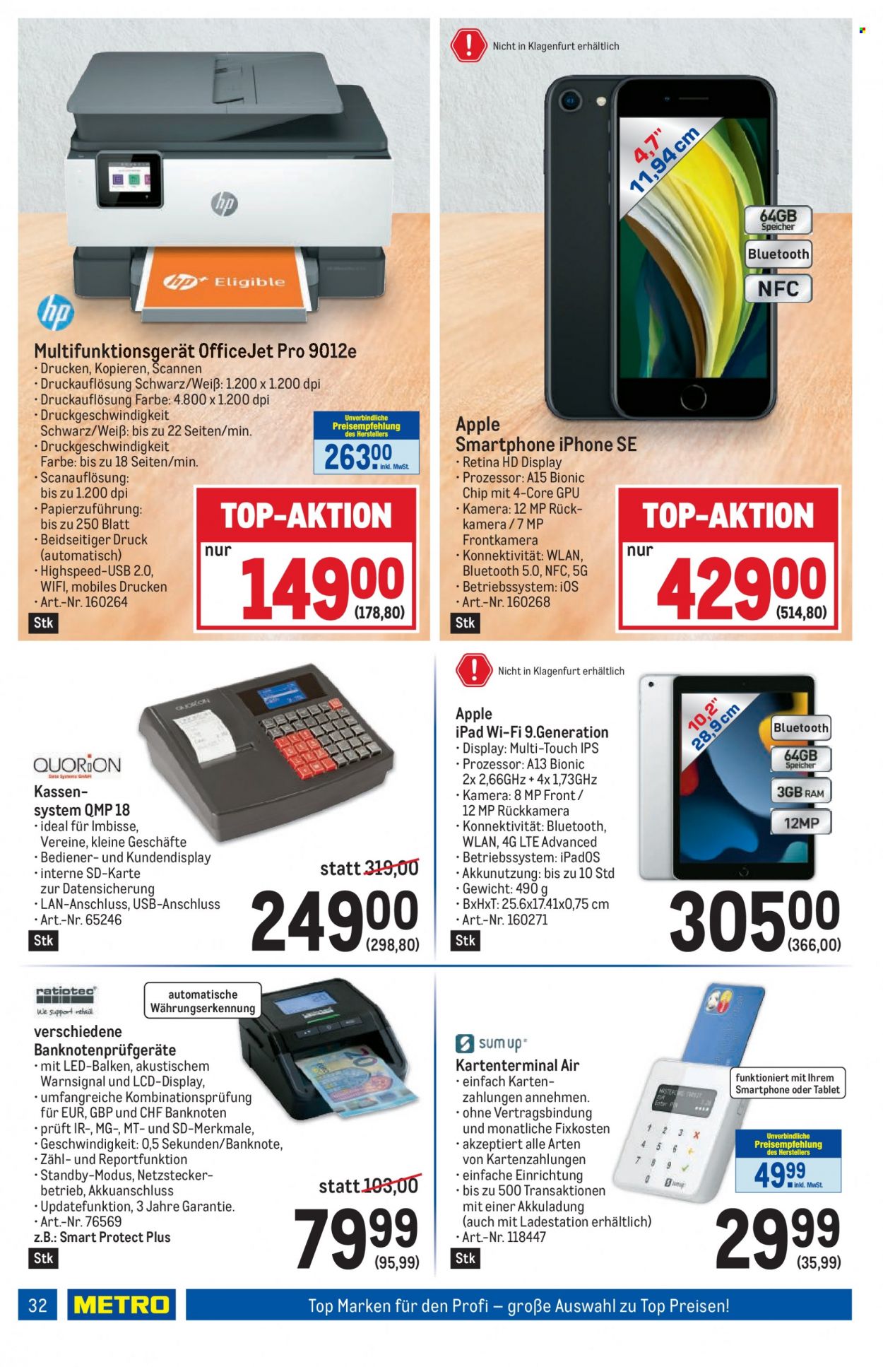 Angebote Metro - 21.9.2023 - 4.10.2023. Seite 32